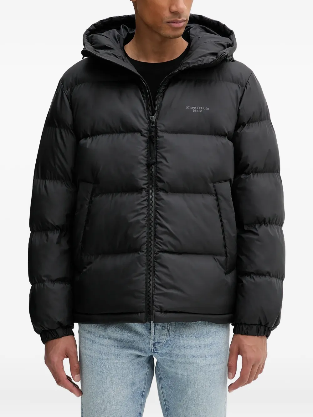 

Куртка на молнии с капюшоном Marc O'Polo, черный