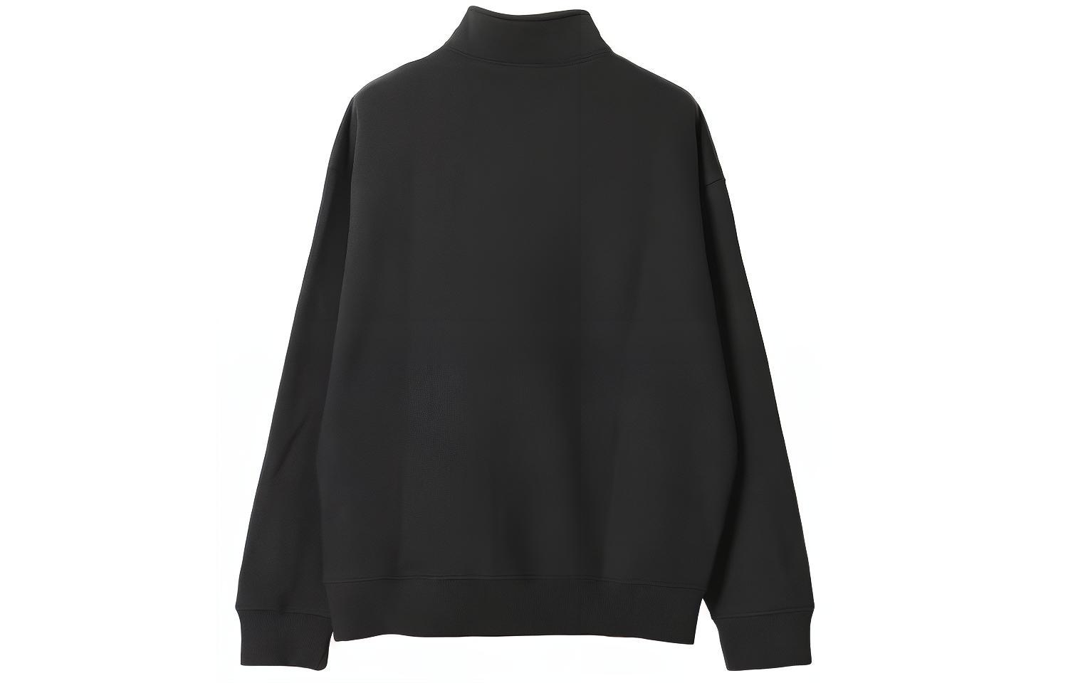 Nike Мужские толстовки Daily Vintage Collection, черные, с воротником-стойкой, средней и стандартной длины — фото 2
