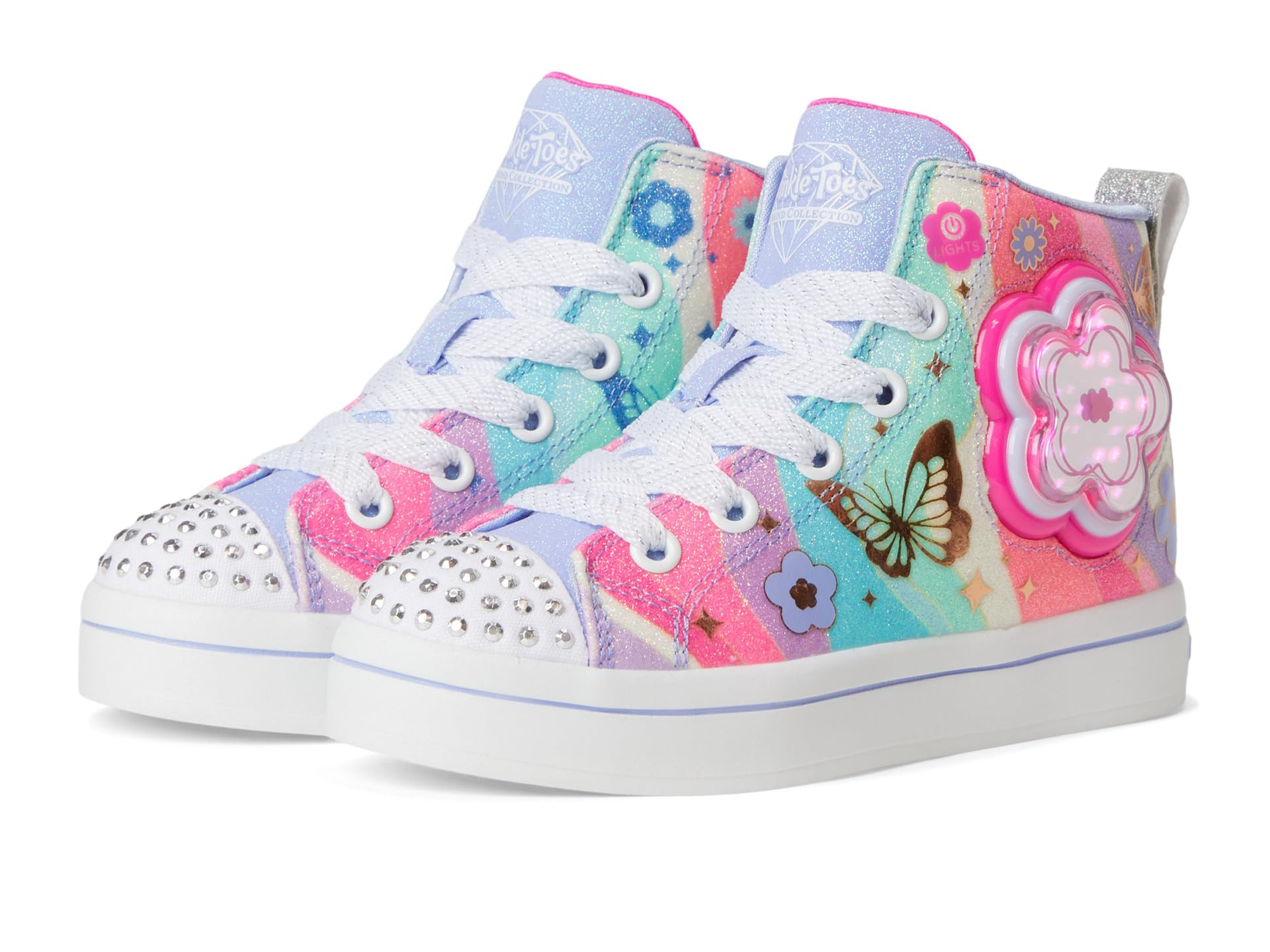 

Кроссовки SKECHERS KIDS Twi-Lites 2.0 - Flower Burst 314384L, разноцветный