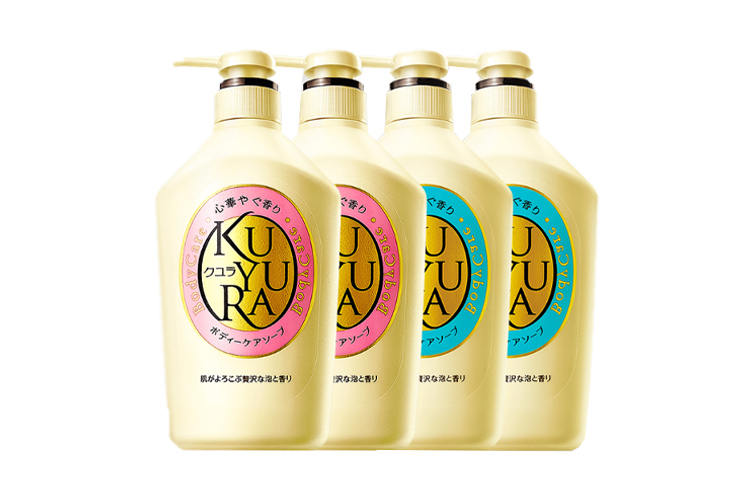 Набор крем-гелей для душа Shiseido Kuyura: Floral Love, 550 мл*2 + Wild Meadow, 550 мл — фото 3