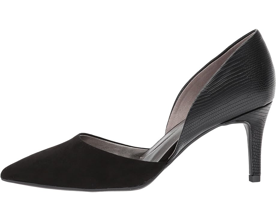 Туфли Bandolino Grenow D’Orsay Pump, цвет Black Reptile Synthetic/Faux Suede — фото 4