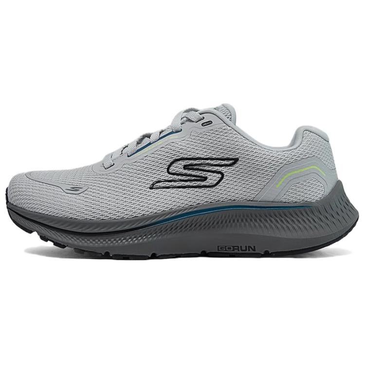 

Низкие повседневные кроссовки GO RUN для мужчин Skechers, Gray/Charcoal Gray