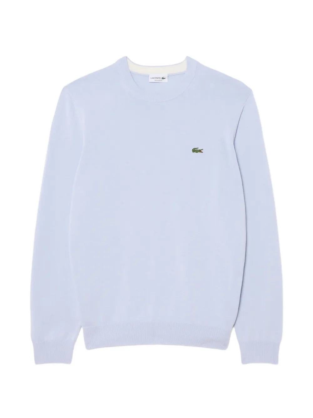 

Свитер приталенного кроя с логотипом Lacoste, синий