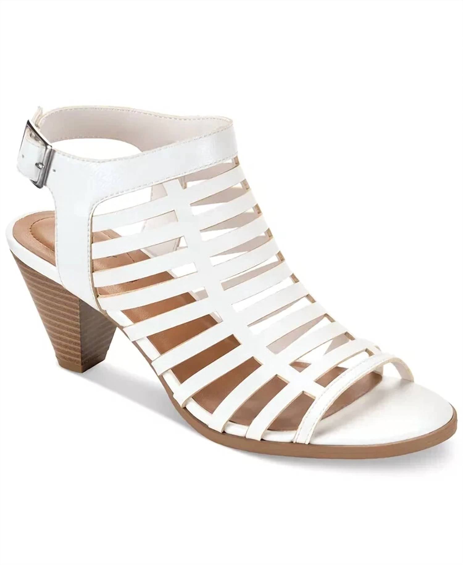 Женские сандалии Haileyy Shootie в белом цвете Style & Co.