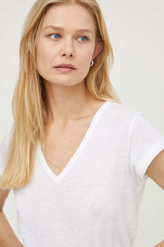 

АННА хлопковая футболка AllSaints, белый