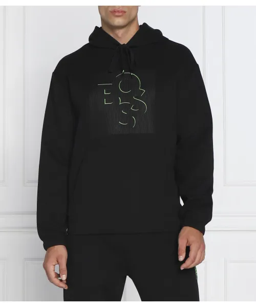 

Закопченная толстовка Regular fit Boss Green, черный