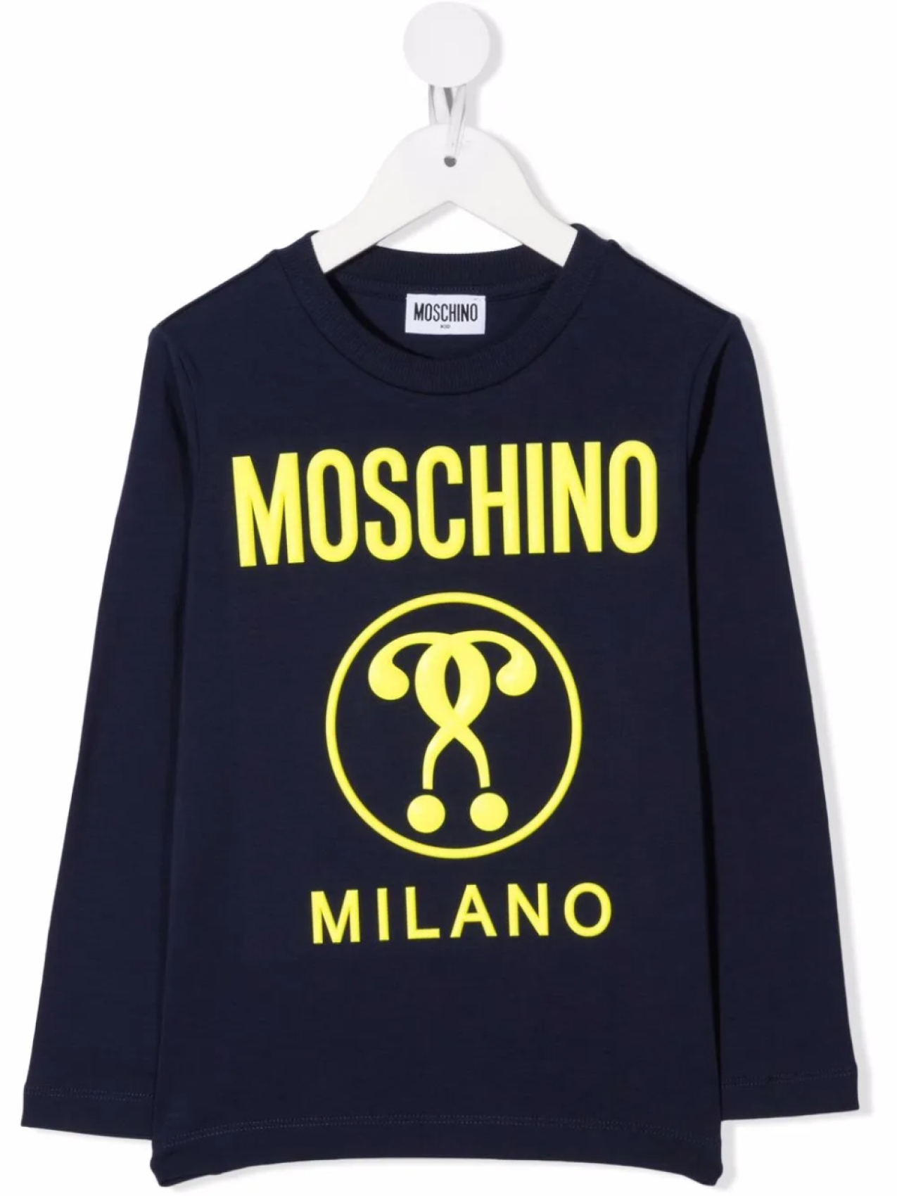 

Moschino Kids футболка с логотипом, синий
