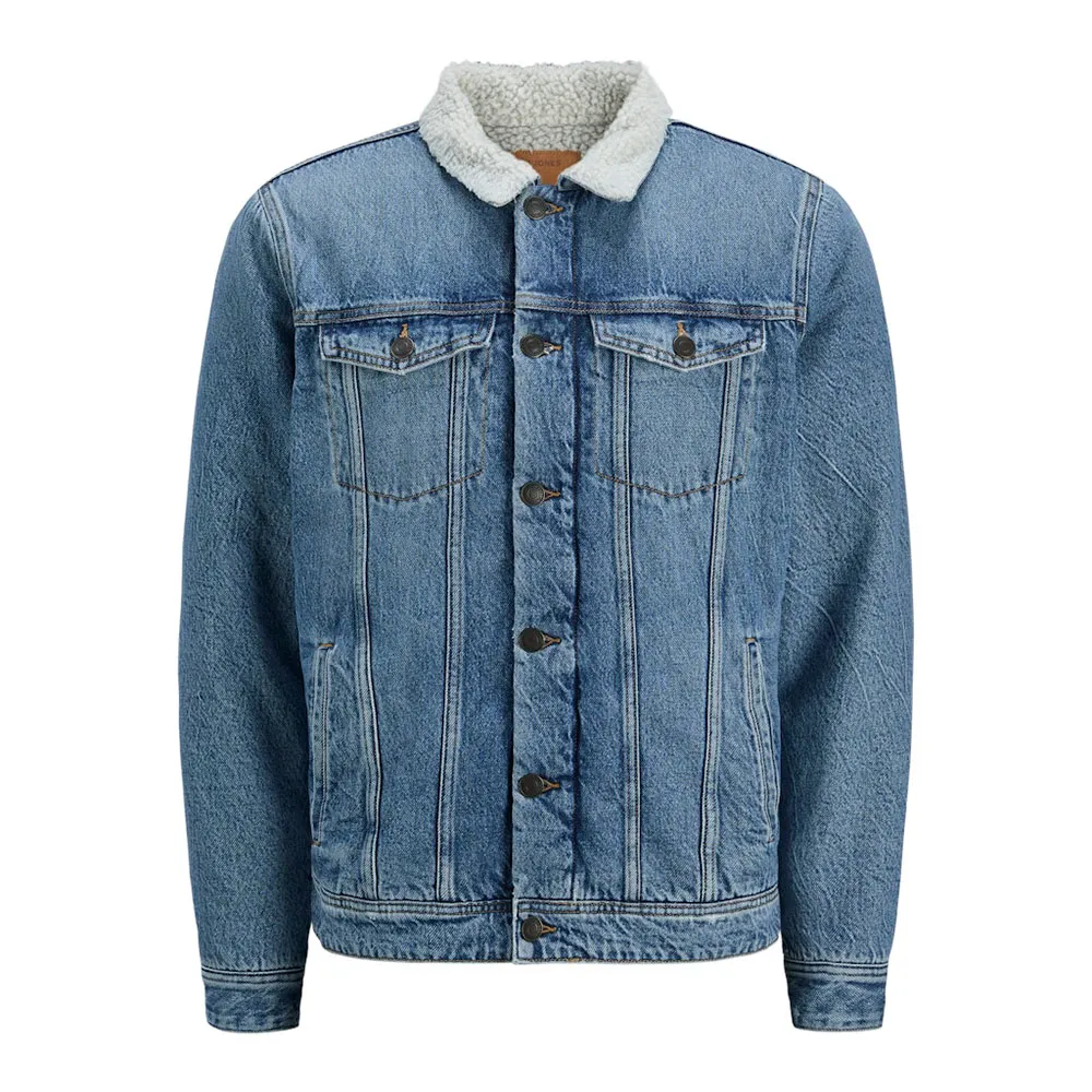 

Куртка Jack & Jones Sherpa Sq 024 SN denim, синий