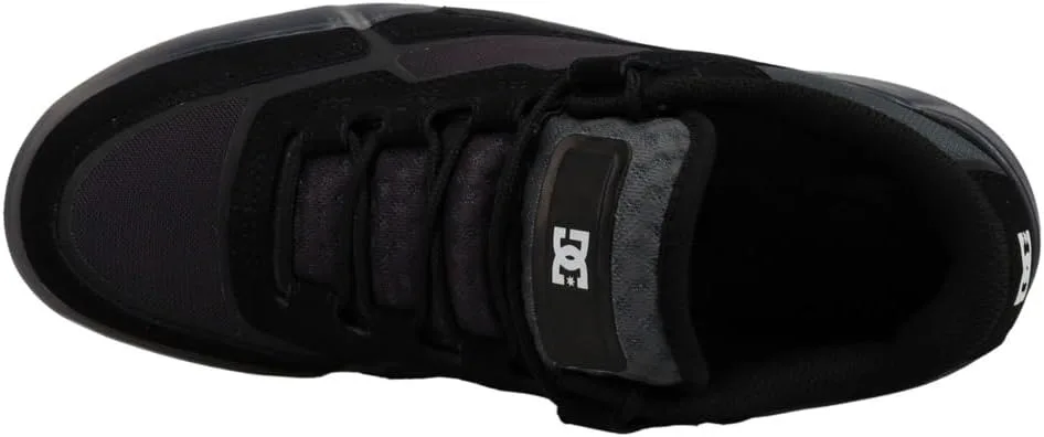 Мужские кожаные кроссовки DC Metric LE от DC Shoes, черный/голубой — фото 4