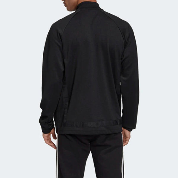 Куртка originals men's warmup track jacket for men black Adidas, черный — фото 4