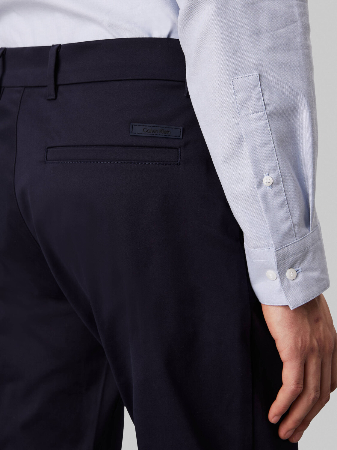 Брюки Calvin Klein Regular Fit, темно-синий — фото 4