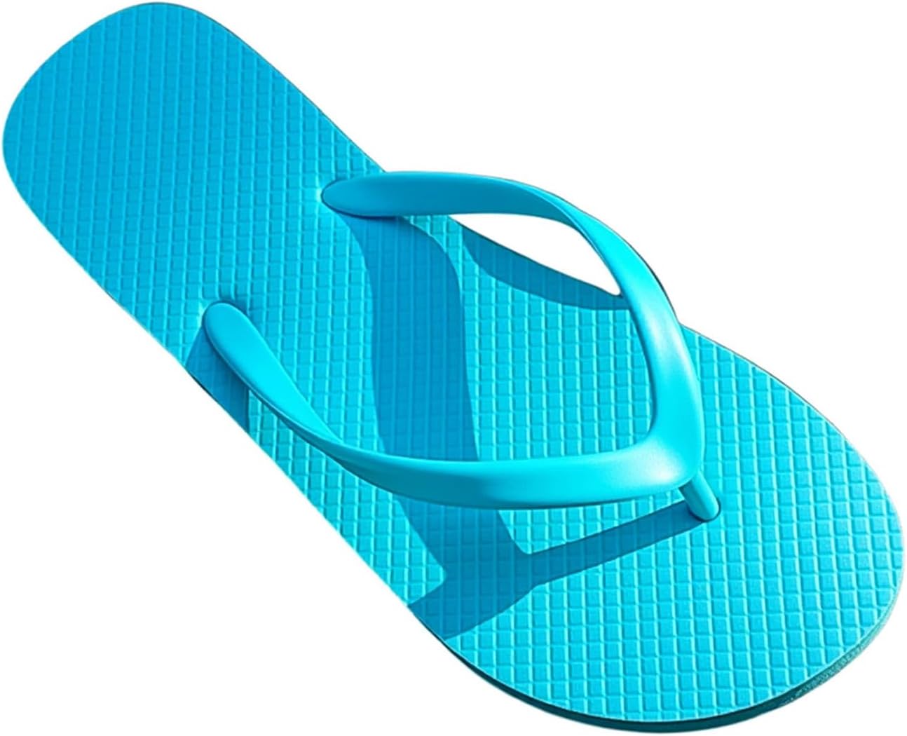 

Летние шлепанцы для женщин и мужчин, плоские тапочки для душа, пляжа и бассейна, ультралегкие базовые резиновые шлепанцы на мягкой подошве Glmdkai, Lake Blue
