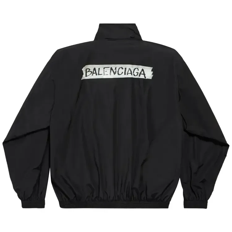 Куртка Balenciaga среднего кроя, черная — фото 2