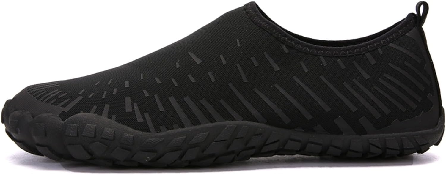 

Обувь для воды для женщин и мужчин, быстросохнущие пляжные туфли для спорта, мягкие для плавания в бассейне, походов, дайвинга, прогулок, кроссовки Generic, черный