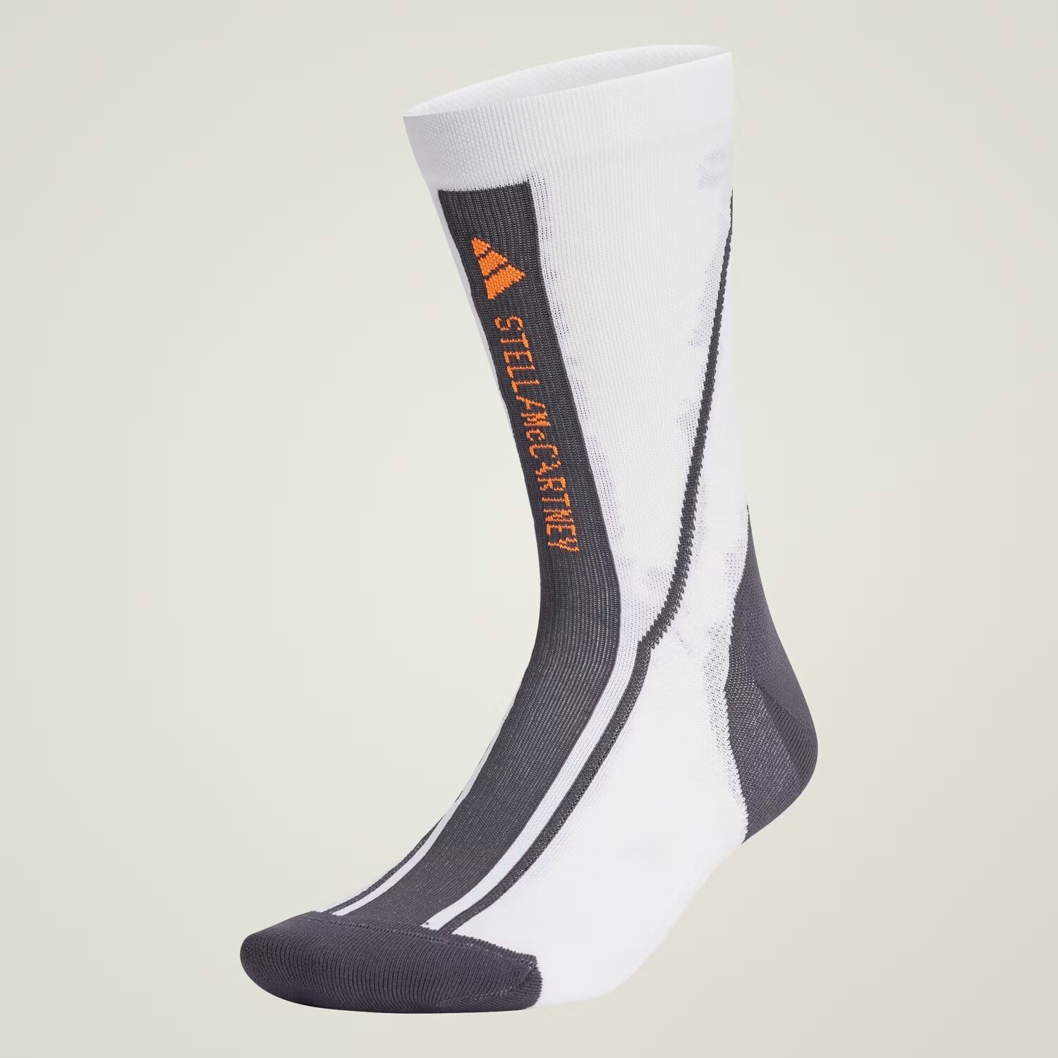 

Носки by Stella McCartney Crew Adidas, цвет White/Utility Black/App Signal Orange