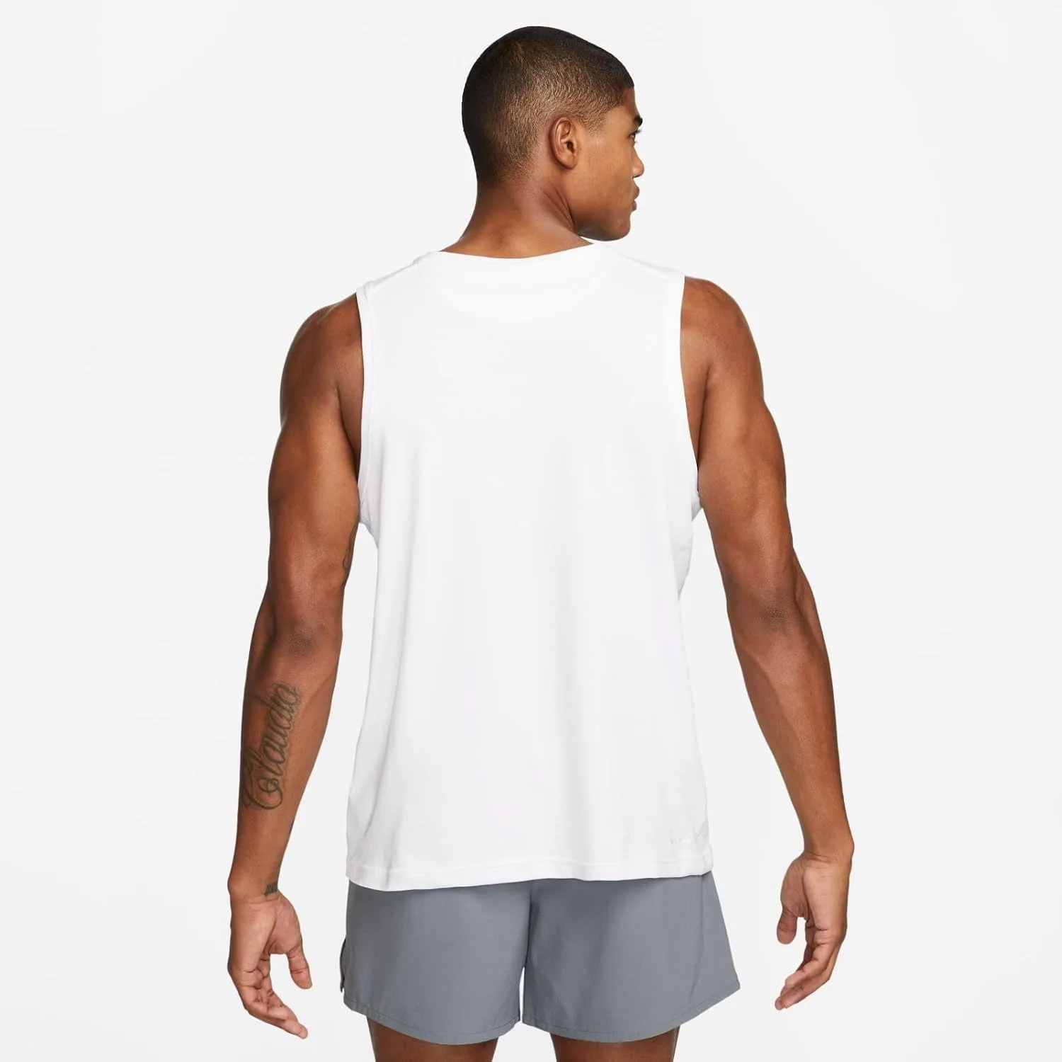 Универсальная майка Dri-FIT от Nike, белый — фото 3