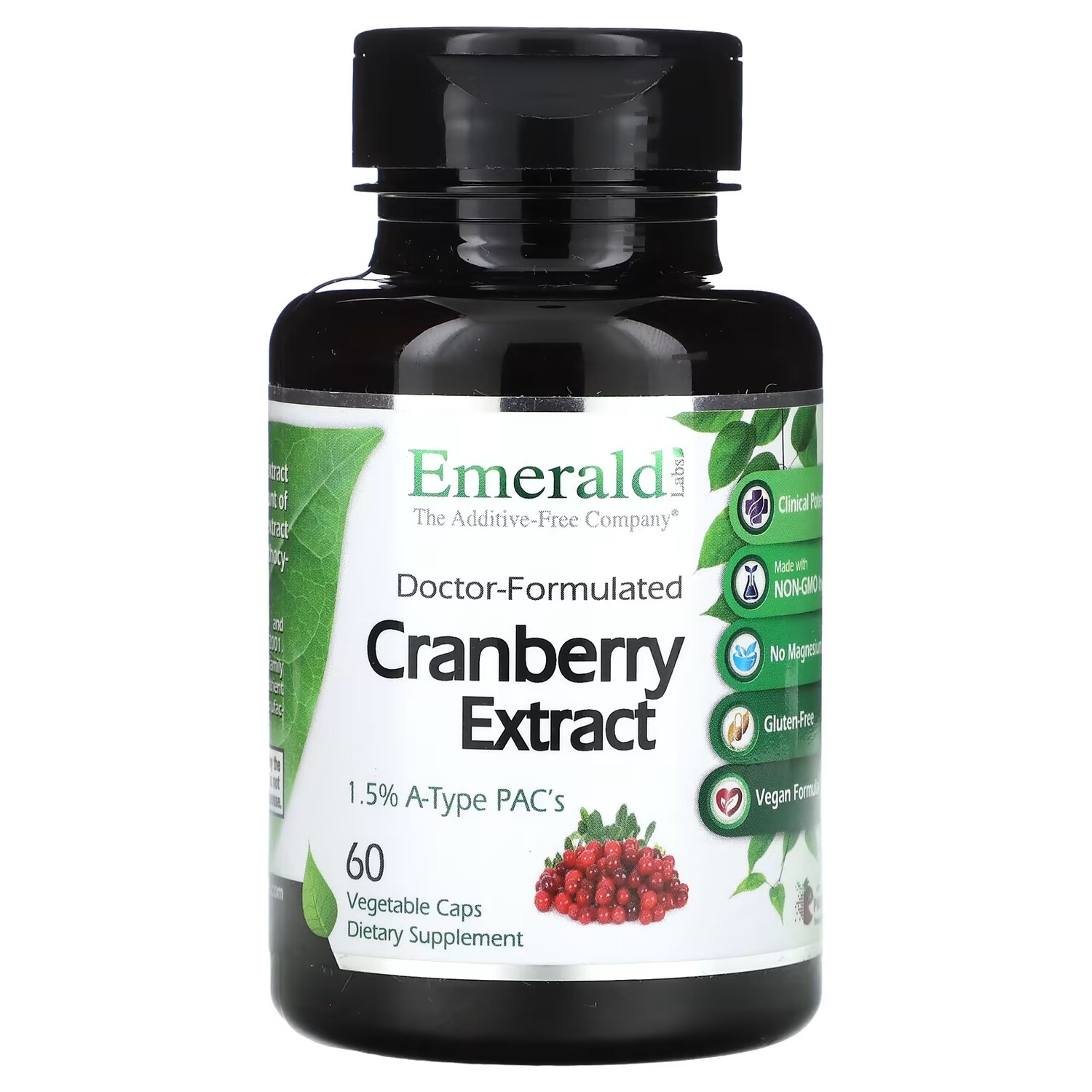 

Экстракт клюквы Emerald Laboratories, 60 растительных капсул