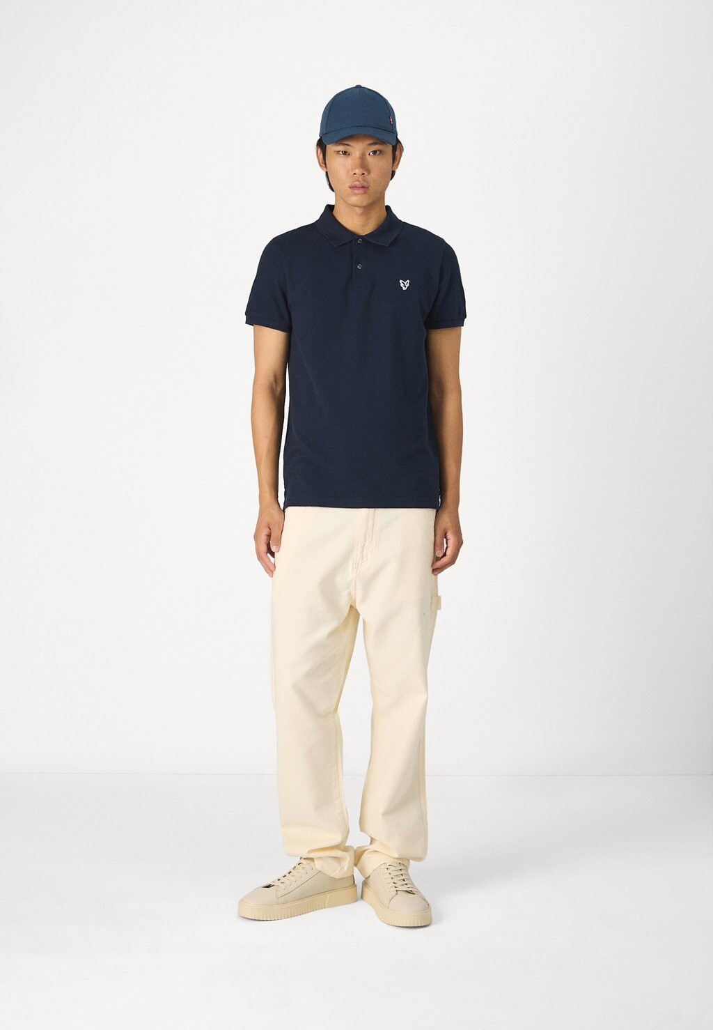 

Рубашка поло SOLID FLEX NEW ICON American Eagle, темно-синий