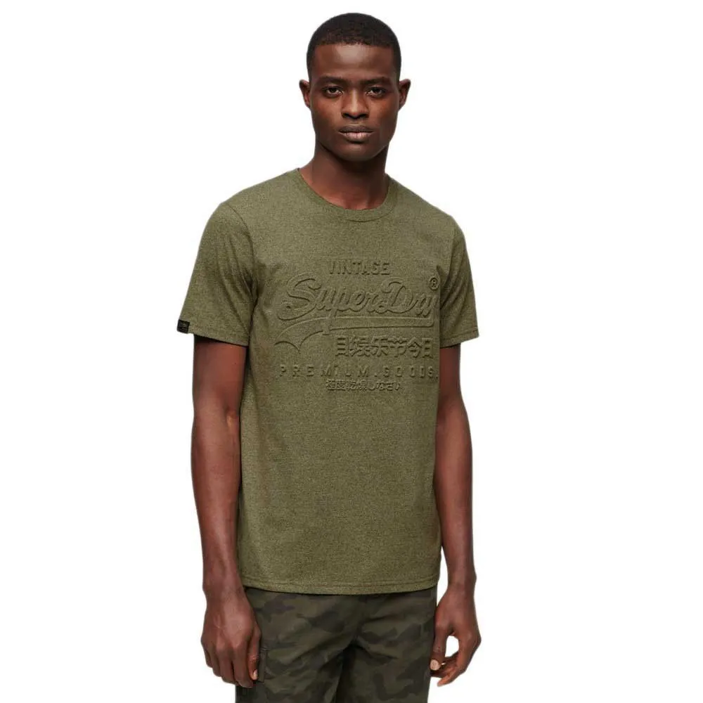 

Футболка Superdry Embossed Vl Graphic, зеленый