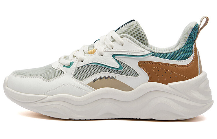 

Кроссовки мужские Lifestyle Shoes Men Low-Top Feathers White/thin Grey-green 361°