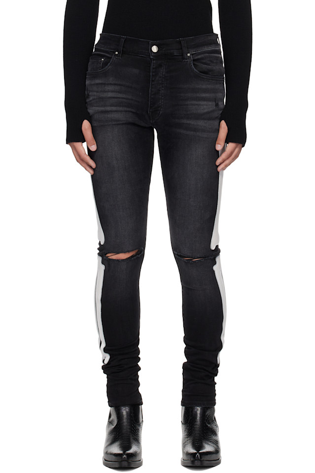 

Джинсы Bones Slash Amiri, черный
