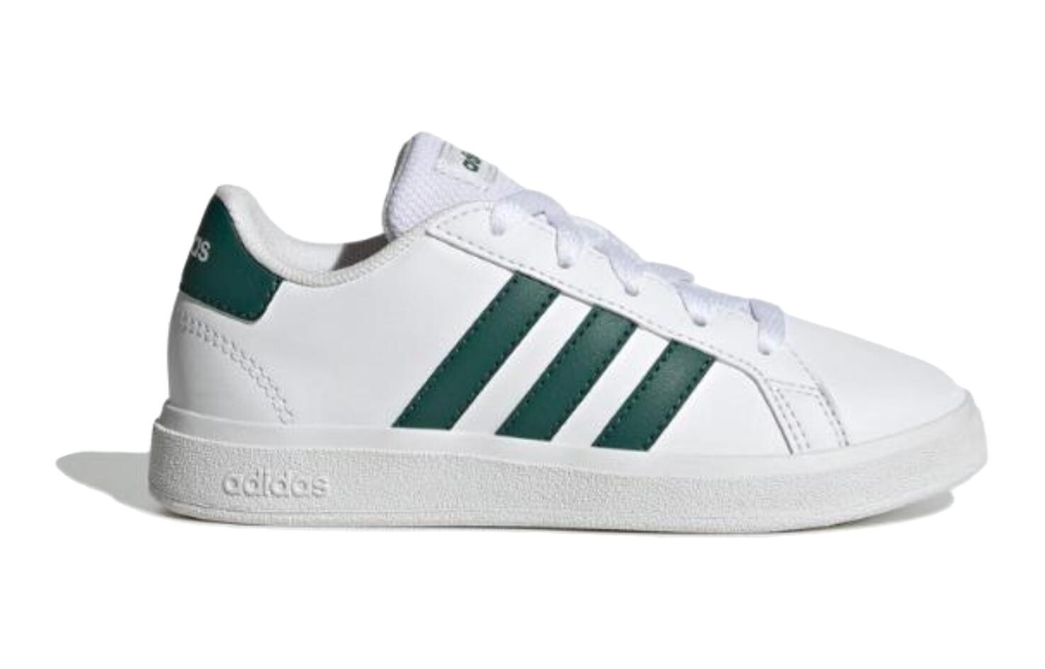 Кроссовки adidas Grand Court Cloud White Collegiate Green GS, белый — фото 2