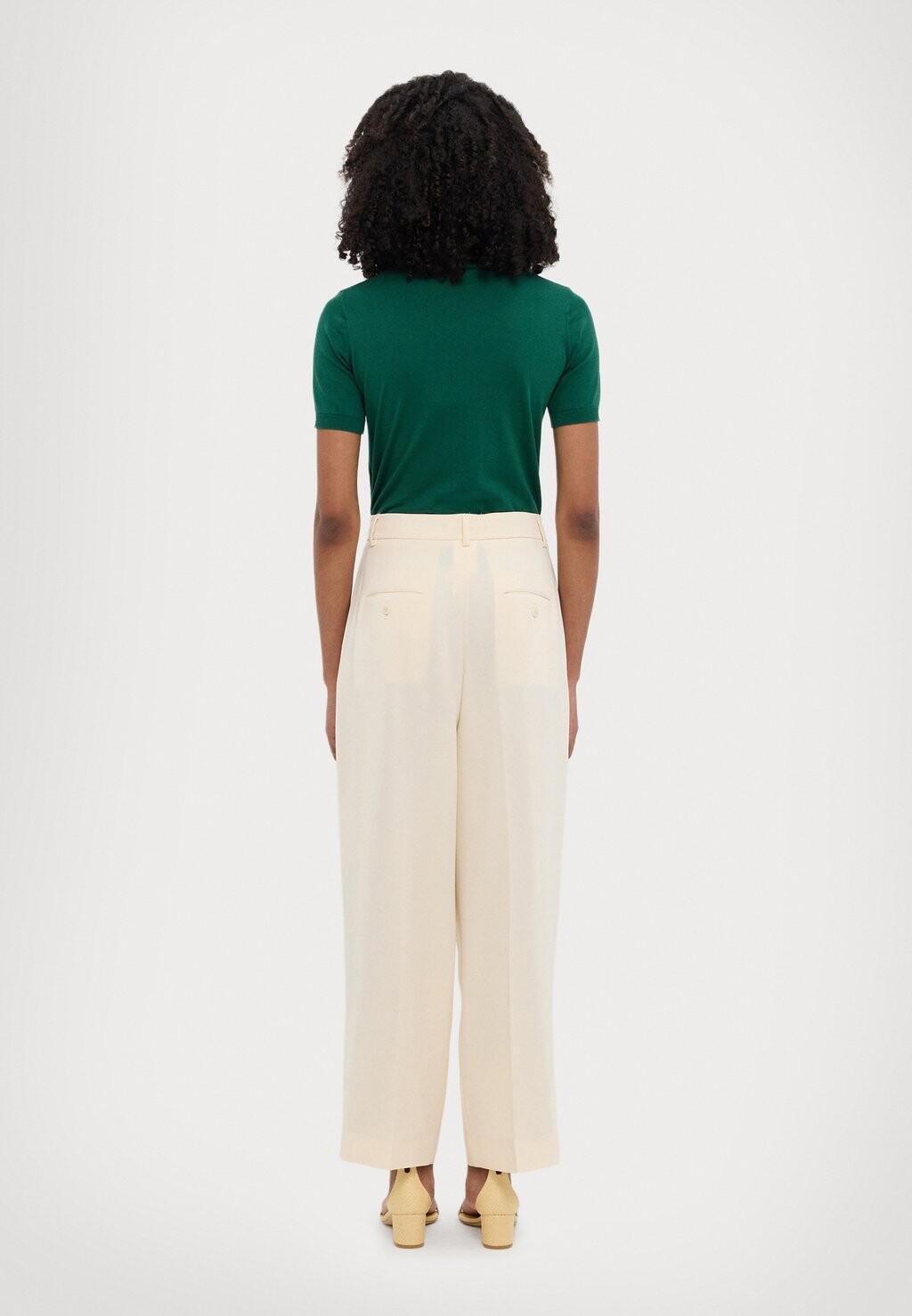 

Тканевые брюки RONCHI WEEKEND MaxMara, кремовый