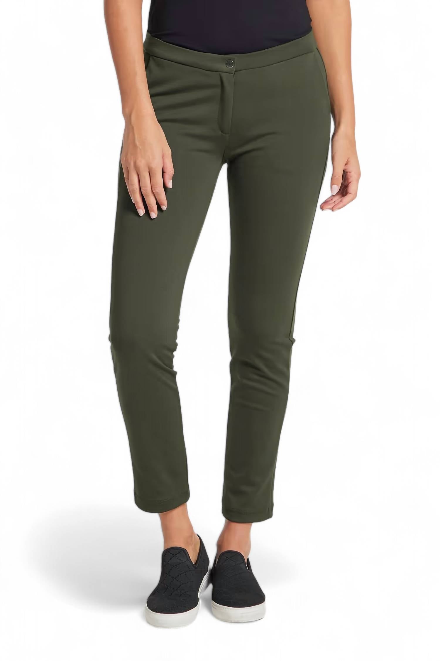 

Брюки Gloria Ponte цвета Army Green Anatomie