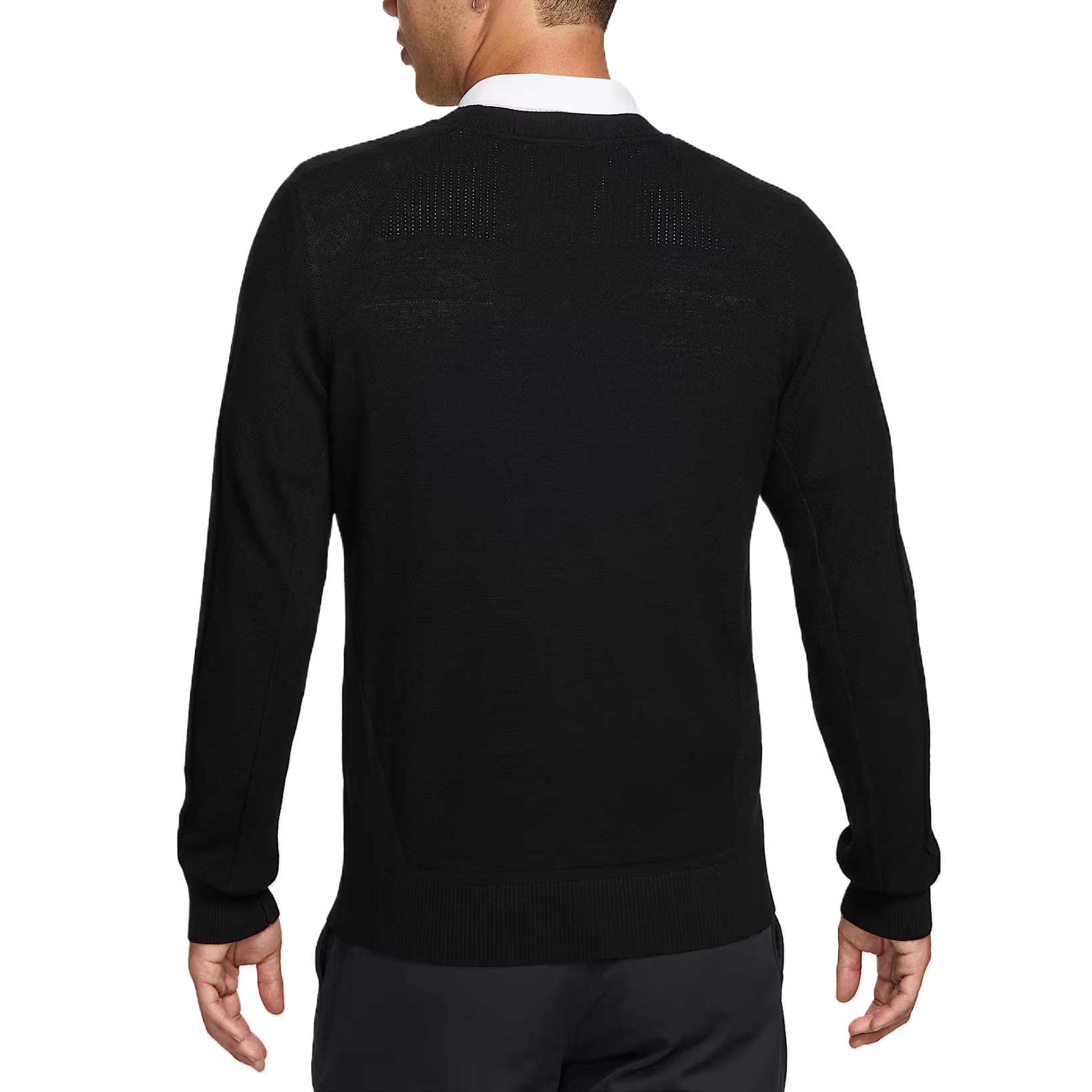 Nike Свитер мужской Black с круглой горловиной Moderate — фото 4