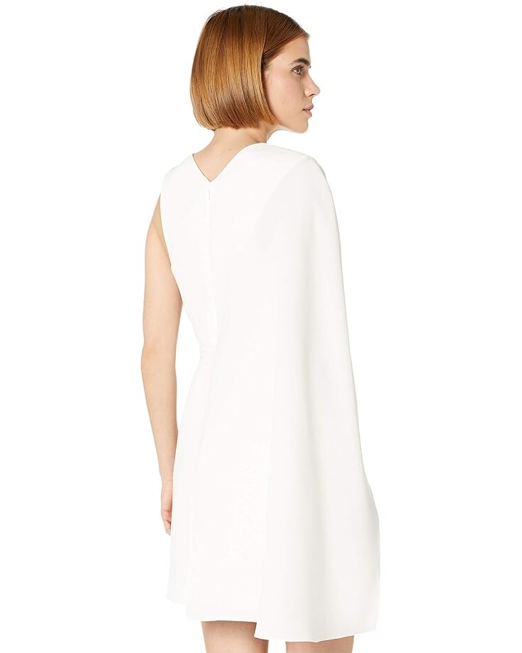 

Платье Halston Casey Asym Cape Dress, цвет Pristine