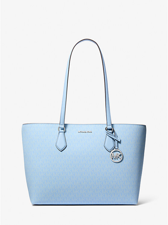 

Большая сумка-тоут с логотипом Sheila Michael Kors, синий