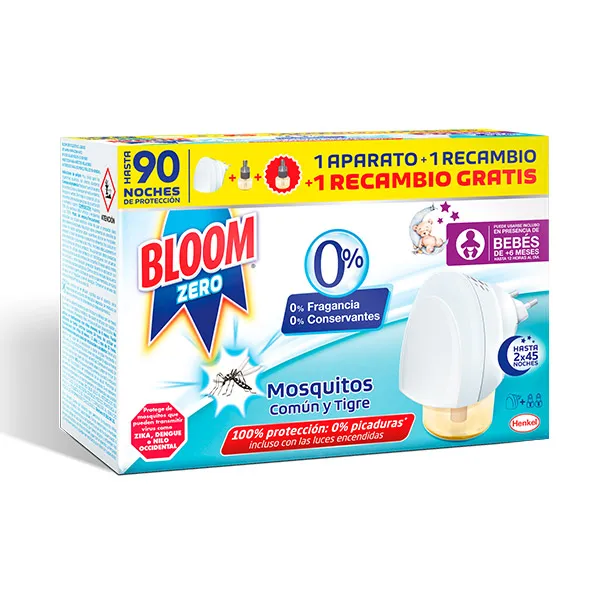 

Жидкий электрический ноль Mosquitos Común Y Tigre Bloom, 1 UD