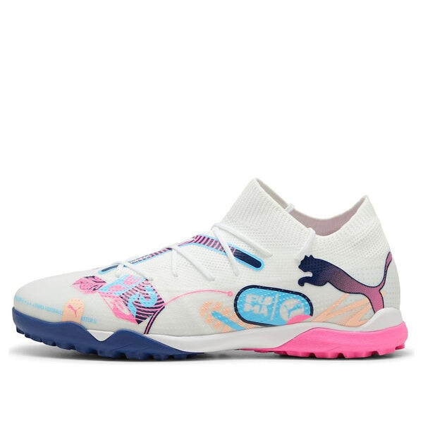 

Кроссовки future 7 match volume up tf 'white luminous blue pink' Puma, белый