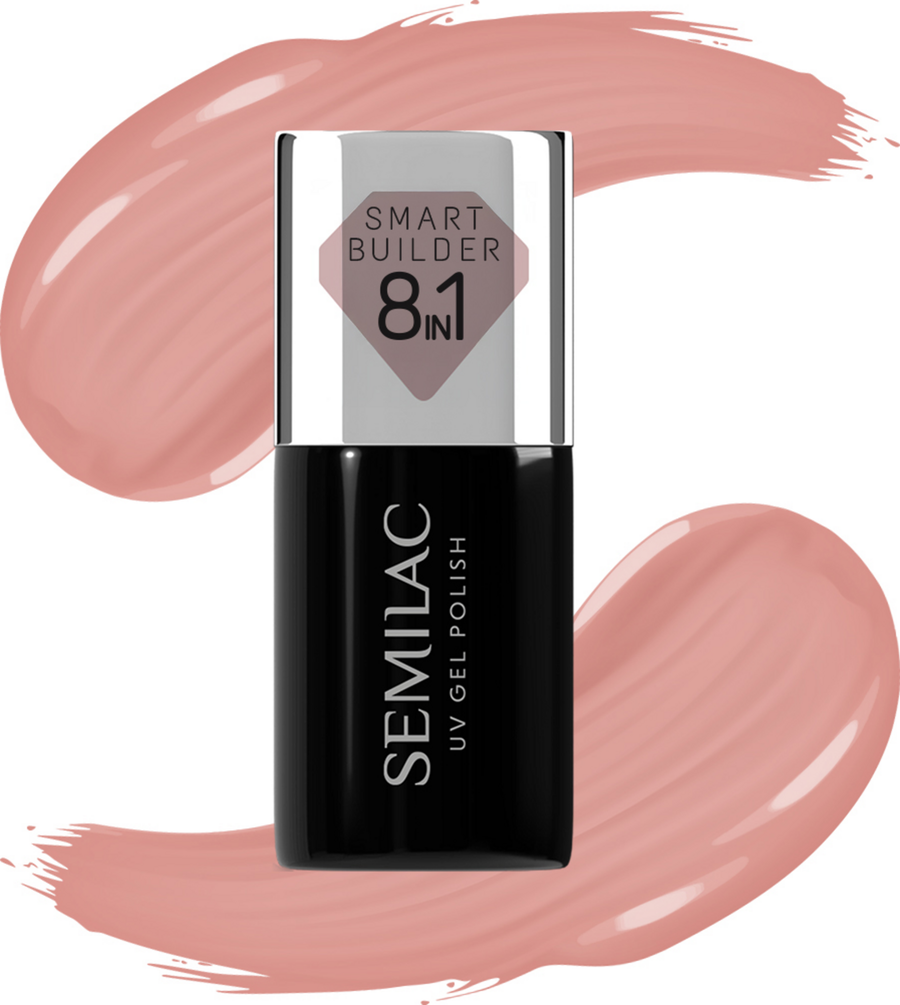 

УФ-лак для ногтей Semilac 8in1 UV Nagellack Smart Builder Soft Beige