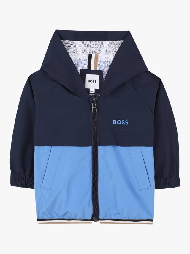 

Детская куртка-ветровка HUGO BOSS, цвет Navy/Blue