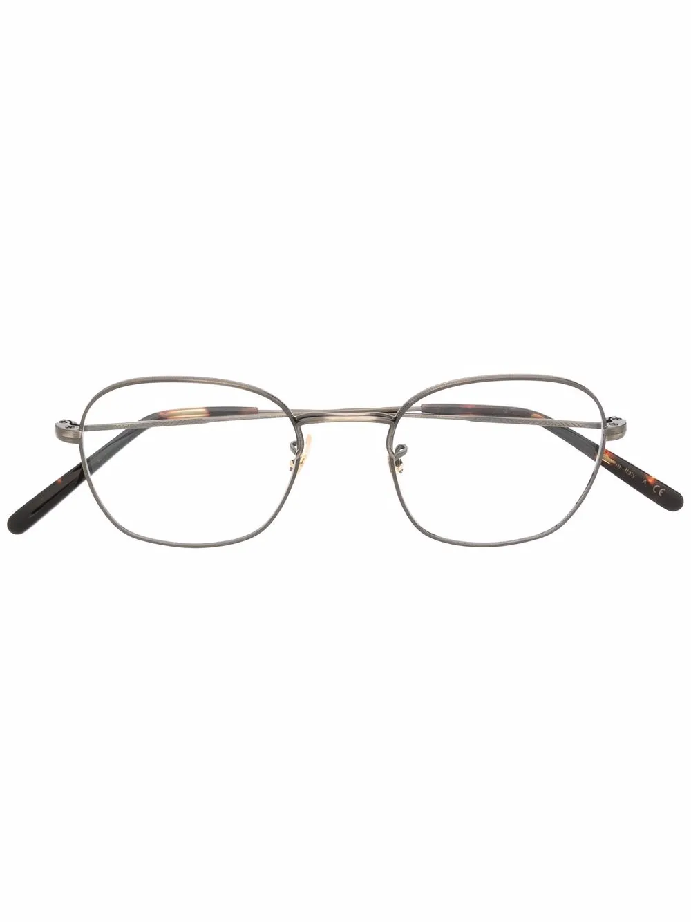 

Очки в круглой оправе Oliver Peoples, коричневый
