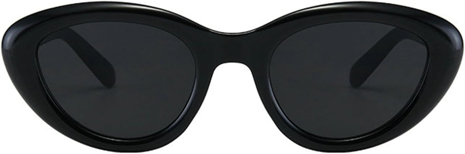 

Винтажные женские солнцезащитные очки «кошачий глаз» Willochra, винтажные маленькие модные солнцезащитные очки для мужчин, овальные очки для активного отдыха, защита от ультрафиолета UV400, C1