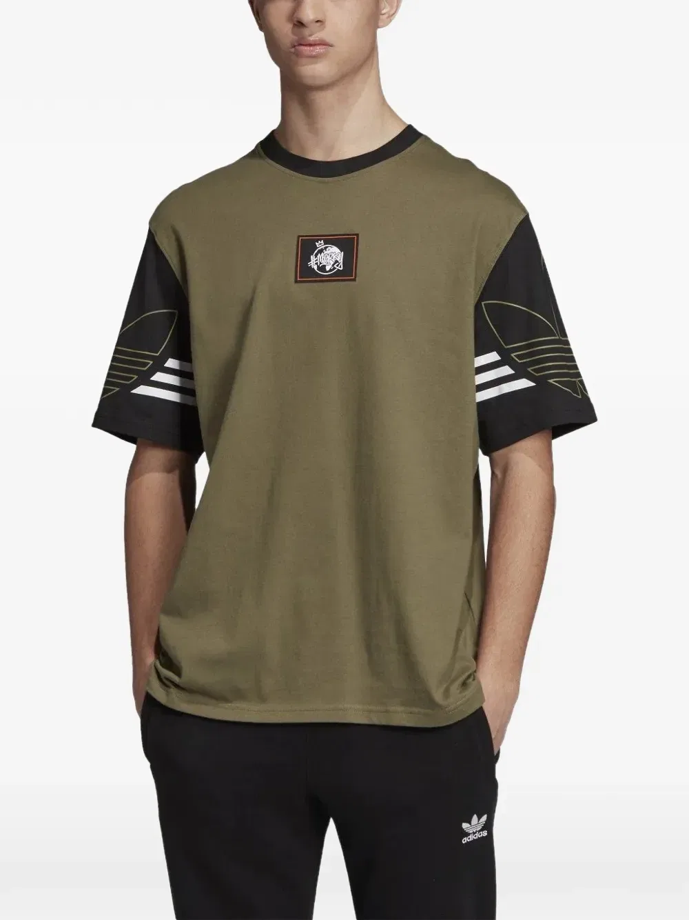 Спортивная футболка Stormzy Adidas, зеленый