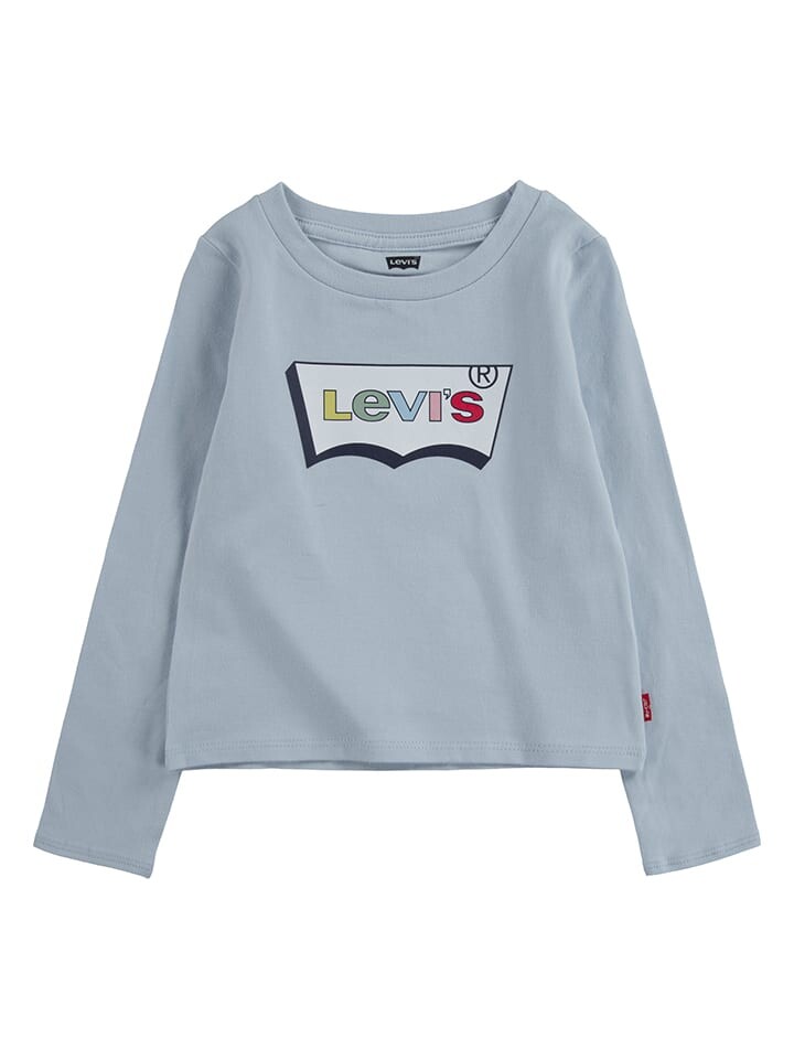 

Лонгслив Levi's Kids, голубой