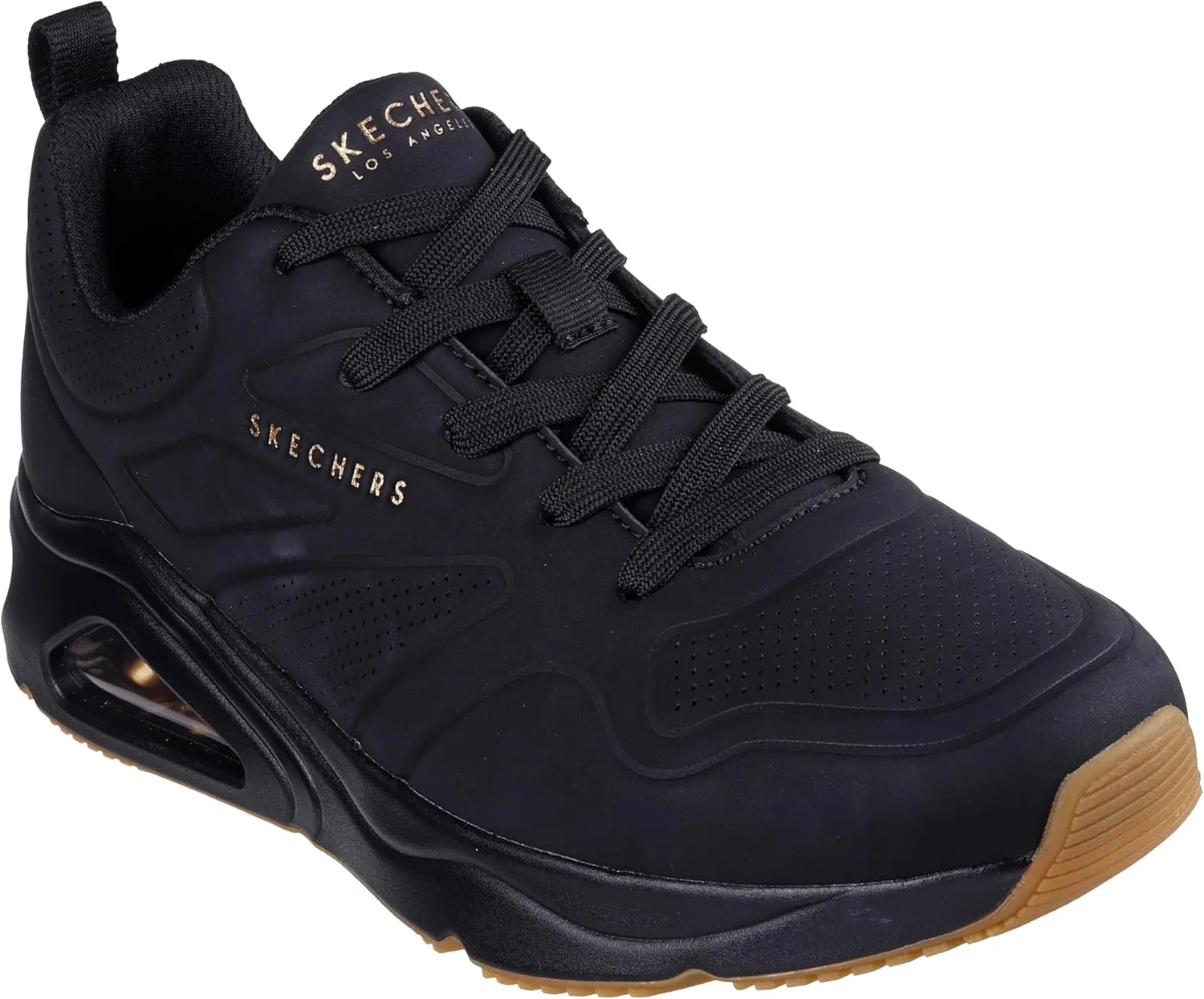 Мужские модные кроссовки Skechers Tres-air UNO Casairal, черный — фото 2