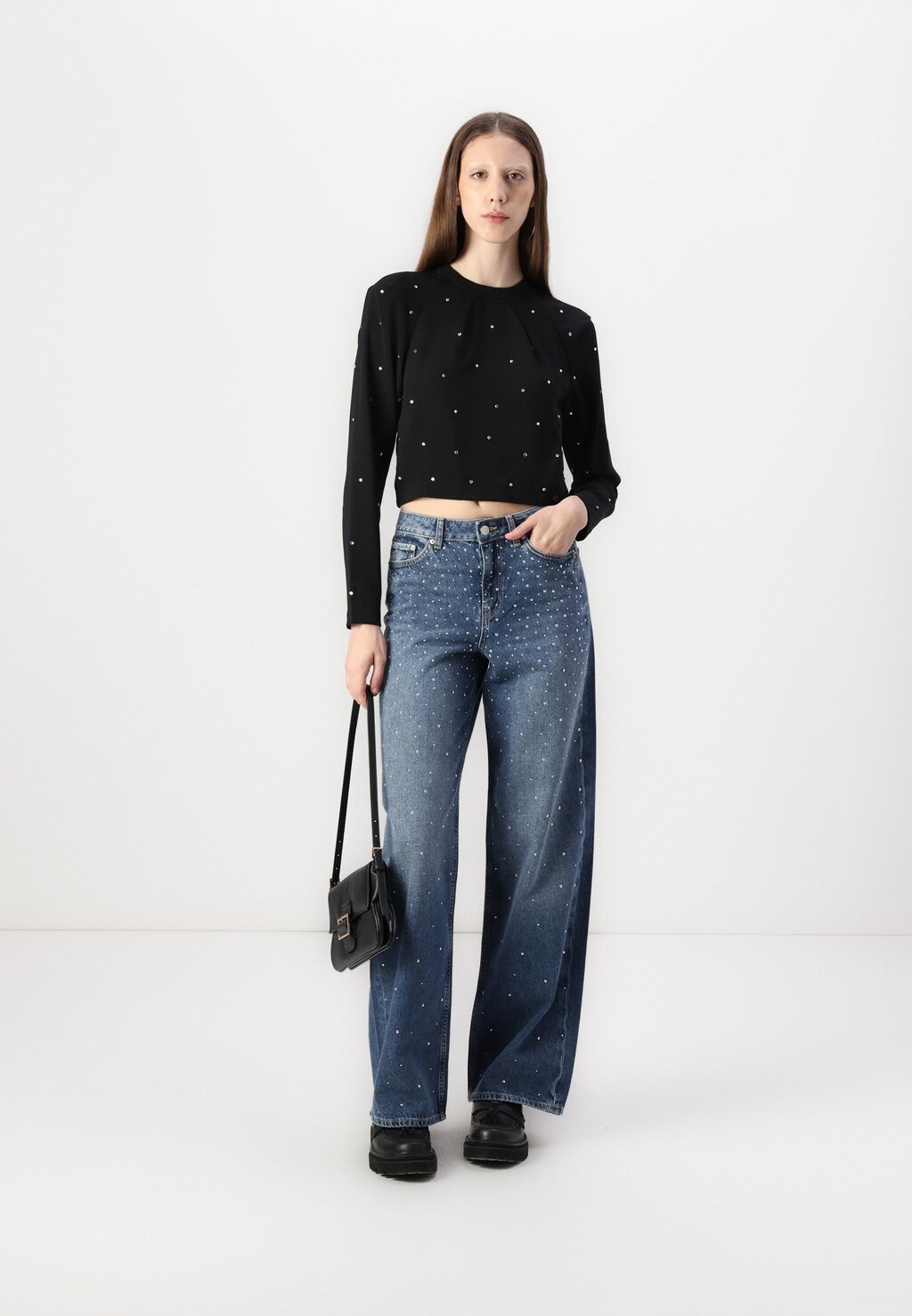 

Джинсы свободного кроя JXTOKYO WIDE JJXX, синий деним