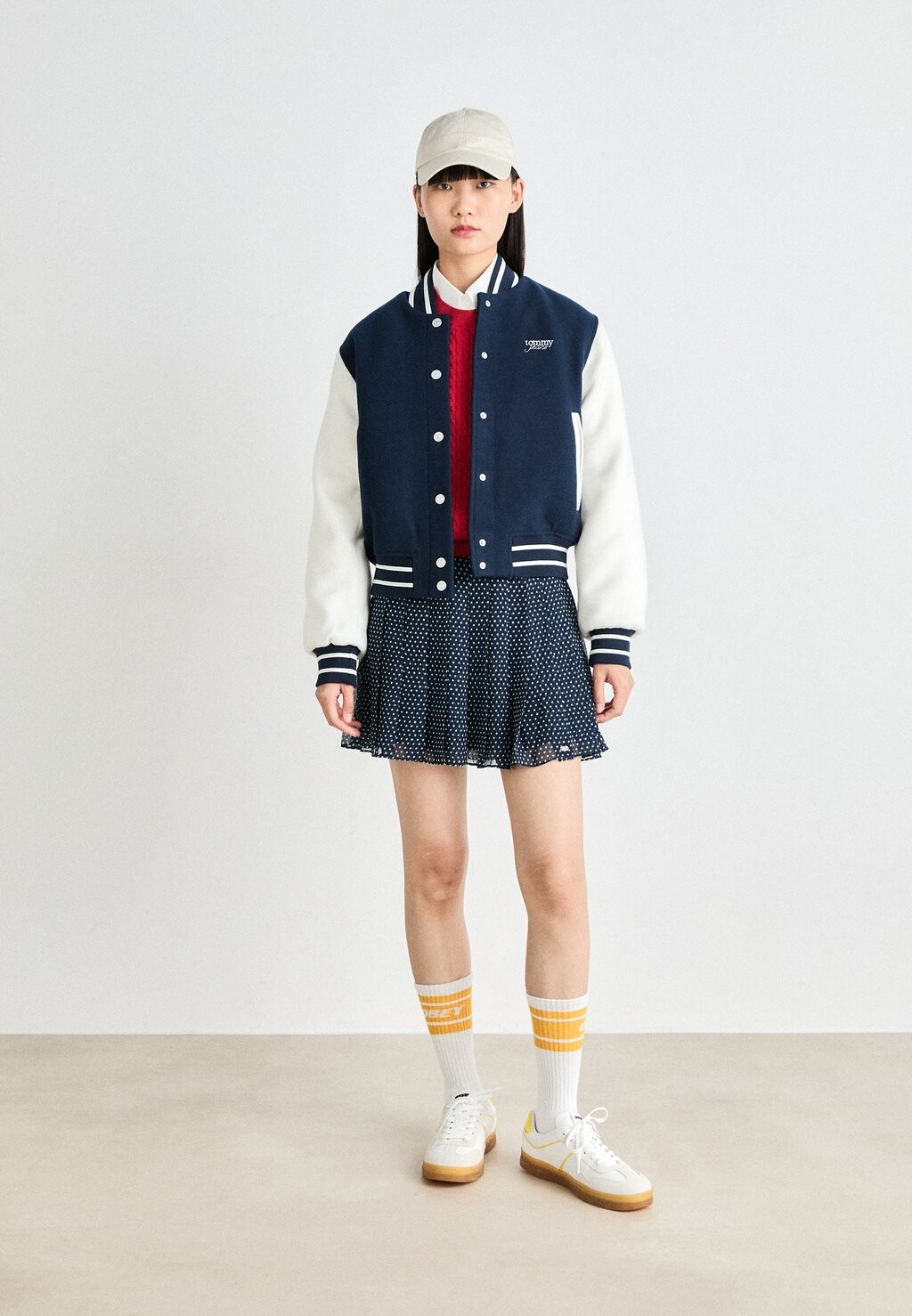 

Юбка плиссированная PLEATED SKIRT Tommy Jeans, темно-синий