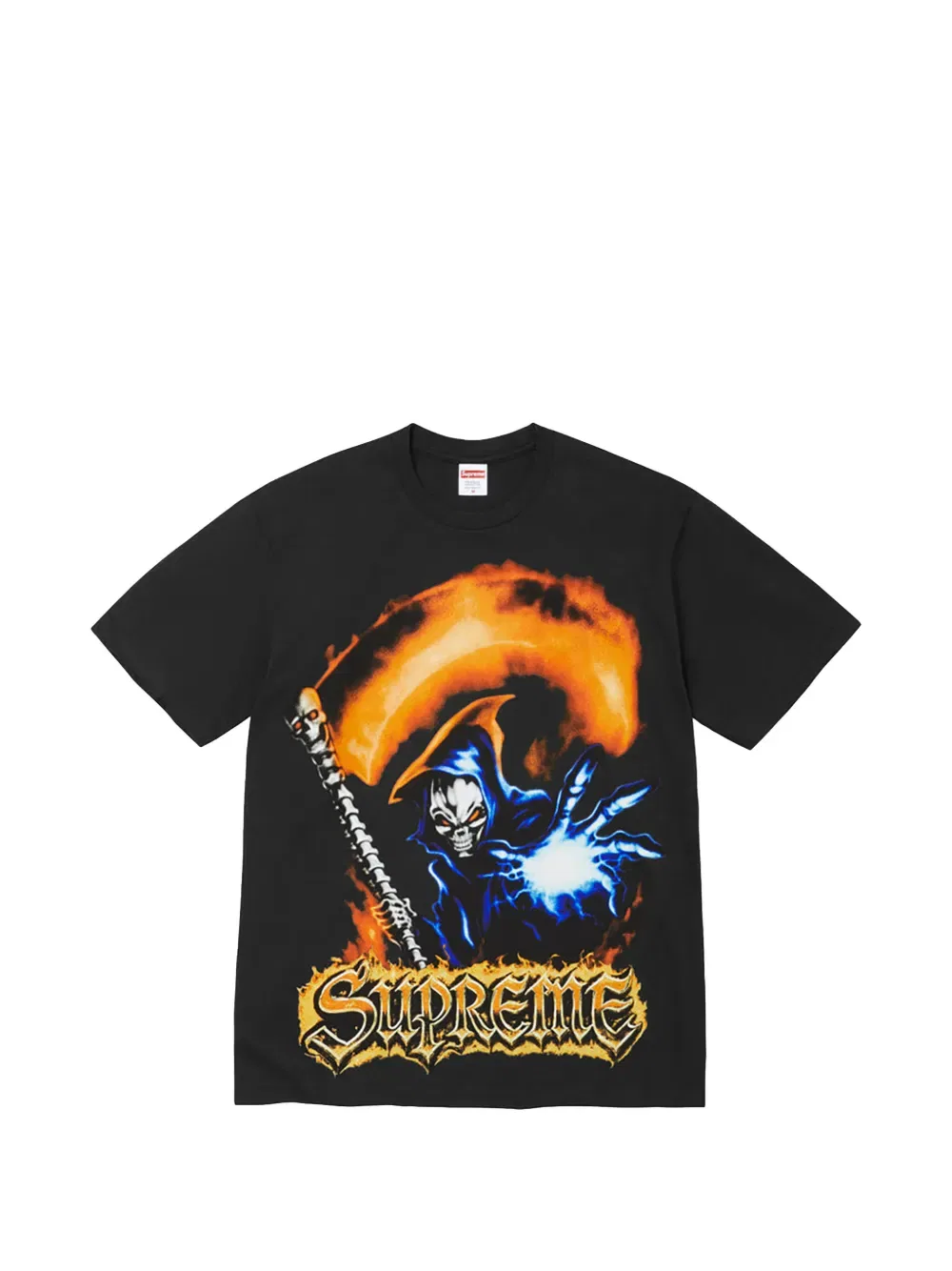 Футболка с изображением Смерти Supreme, черный
