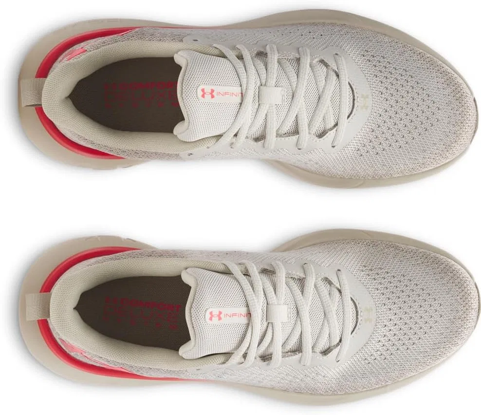 Мужские беговые кроссовки Under Armour Infinite, 110 Summit White Khaki Base Racer Red — фото 4