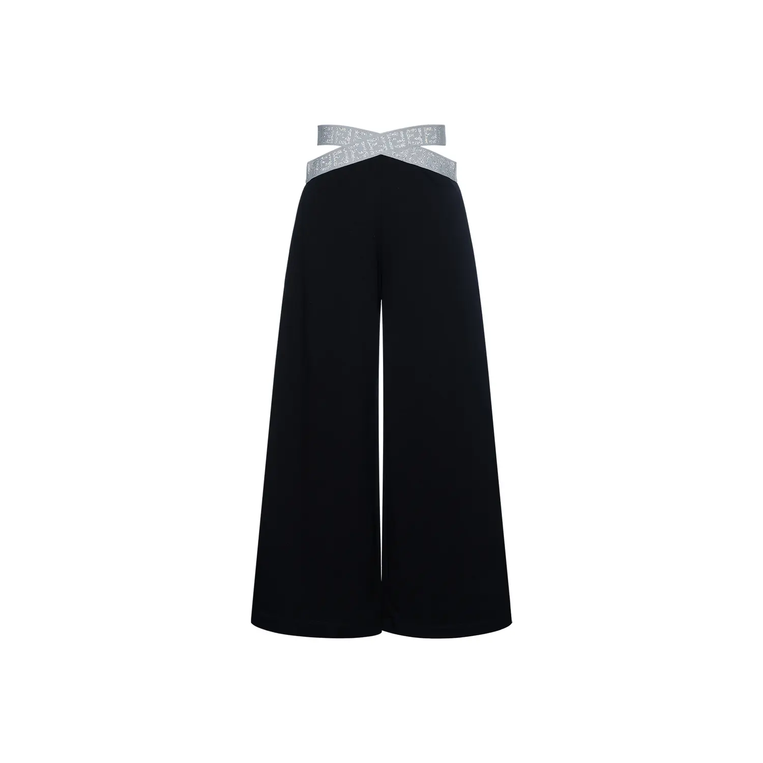 

Детские вязаные спортивные штаны FENDI, черный