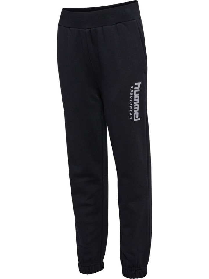 

Спортивные брюки "Hmlloksi Adjustable Waist Pants" черного цвета Hummel