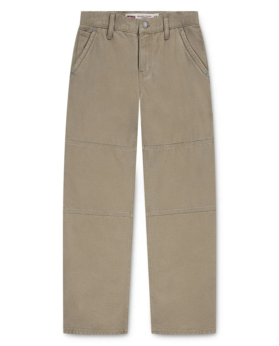 

Свободные рабочие брюки 555 Relaxed для мальчика Levi's, коричневый