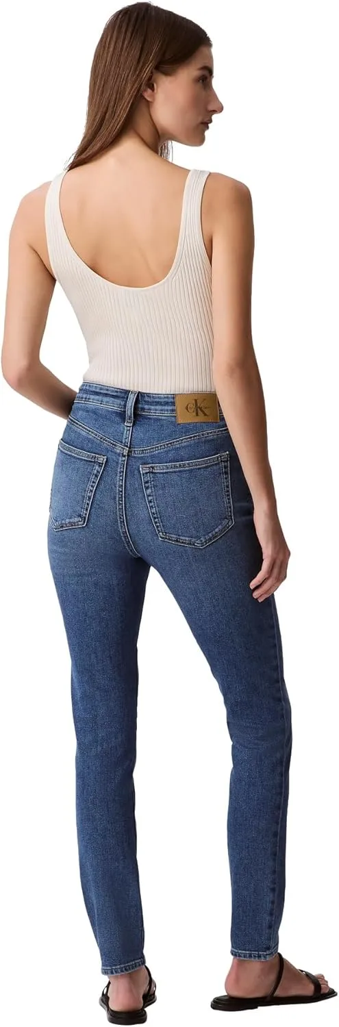 Calvin Klein Women's High Rise Skinny Fit Jeans — фото 2