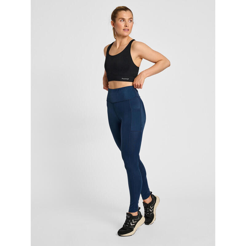 

Тайтсы Hummel, цвет dunkelblau/blau/blau