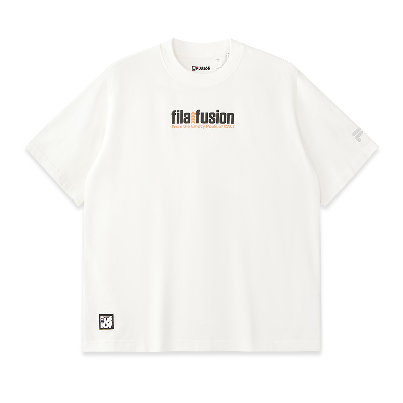 

FILA FUSION Футболка мужская облачно-белая, Белый, FILA FUSION Футболка мужская облачно-белая